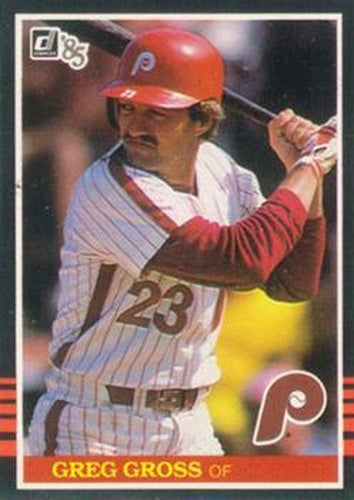 #407 Greg Gross - Philadelphia Phillies - 1985 Donruss Baseball