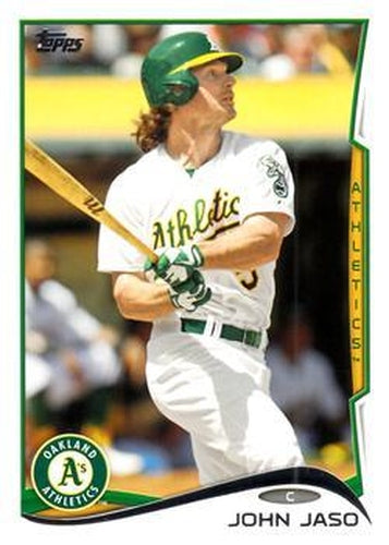 #407 John Jaso - Oakland Athletics - 2014 Topps Baseball