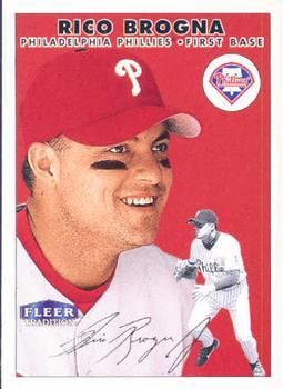 #407 Rico Brogna - Philadelphia Phillies - 2000 Fleer Tradition Baseball