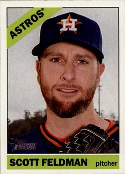 #407 Scott Feldman - Houston Astros - 2015 Topps Heritage Baseball