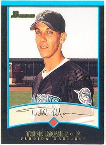 #407 Todd Moser - Florida Marlins - 2001 Bowman Baseball