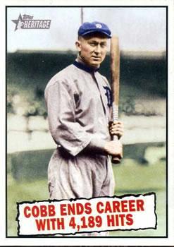 #407 Ty Cobb - Detroit Tigers - 2010 Topps Heritage Baseball