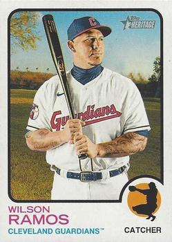 #407 Wilson Ramos - Cleveland Guardians - 2022 Topps Heritage Baseball