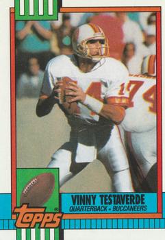 #407 Vinny Testaverde - Tampa Bay Buccaneers - 1990 Topps Football