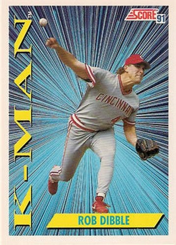 #407 Rob Dibble - Cincinnati Reds - 1991 Score Baseball