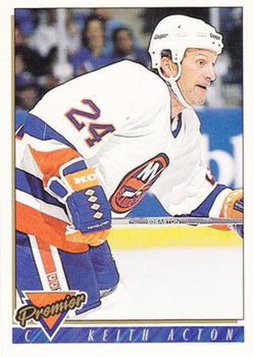 #407 Keith Acton - New York Islanders - 1993-94 Topps Premier Hockey