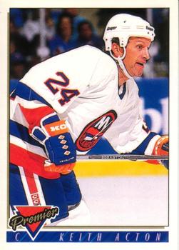 #407 Keith Acton - New York Islanders - 1993-94 O-Pee-Chee Premier Hockey