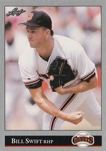 #407 Bill Swift - San Francisco Giants - 1992 Leaf Baseball