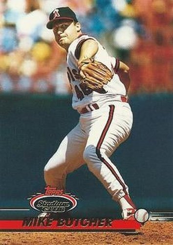 #407 Mike Butcher - California Angels - 1993 Stadium Club Baseball