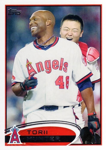 #407 Torii Hunter - Los Angeles Angels - 2012 Topps Baseball