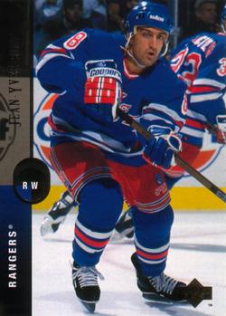 #407 Jean-Yves Roy - New York Rangers - 1994-95 Upper Deck Hockey