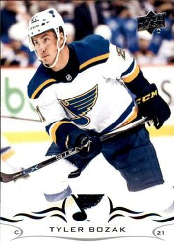 #407 Tyler Bozak - St. Louis Blues - 2018-19 Upper Deck Hockey
