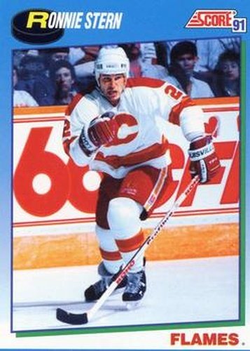 #408 Ronnie Stern - Calgary Flames - 1991-92 Score Canadian Hockey