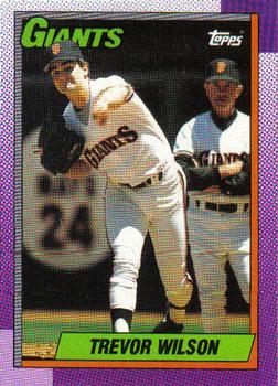 #408 Trevor Wilson - San Francisco Giants - 1990 Topps Baseball