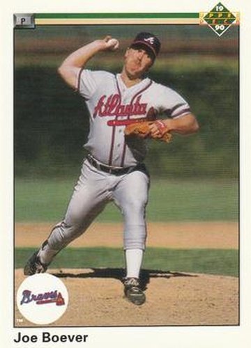 #408 Joe Boever - Atlanta Braves - 1990 Upper Deck Baseball