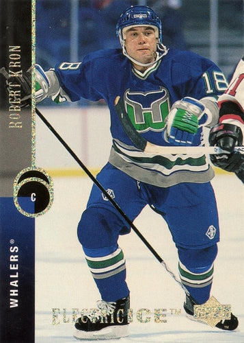 #408 Robert Kron - Hartford Whalers - 1994-95 Upper Deck Hockey - Electric Ice