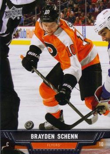 #408 Brayden Schenn - Philadelphia Flyers - 2013-14 Upper Deck Hockey