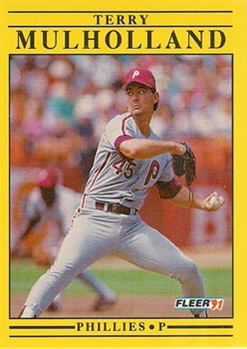 #408 Terry Mulholland - Philadelphia Phillies - 1991 Fleer Baseball