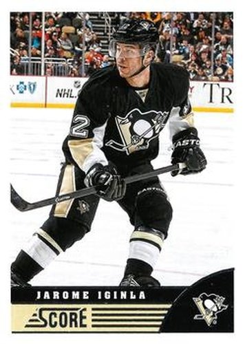 #408 Jarome Iginla - Pittsburgh Penguins - 2013-14 Score Hockey