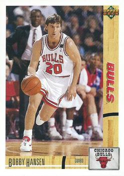 #408 Bobby Hansen - Chicago Bulls - 1991-92 Upper Deck Basketball