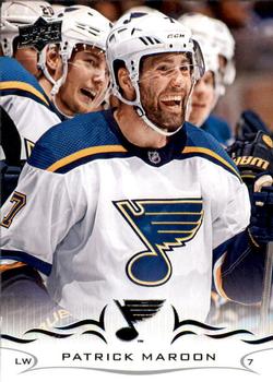 #408 Patrick Maroon - St. Louis Blues - 2018-19 Upper Deck Hockey