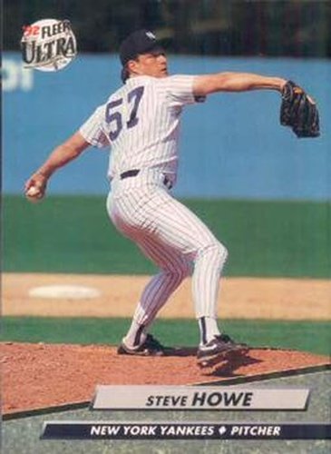 #408 Steve Howe - New York Yankees - 1992 Ultra Baseball