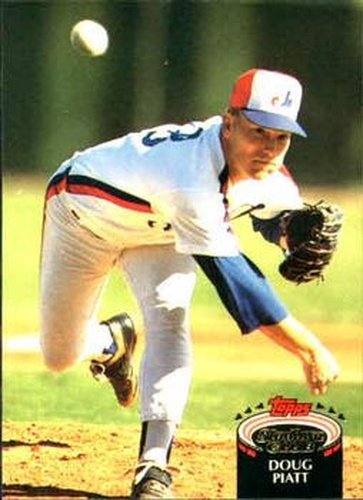 #408 Doug Piatt - Montreal Expos - 1992 Stadium Club Baseball