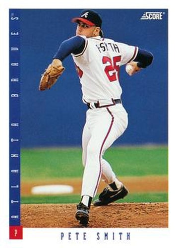 #408 Pete Smith - Atlanta Braves - 1993 Score Baseball