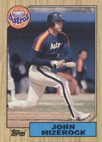 #408 John Mizerock - Houston Astros - 1987 Topps Baseball