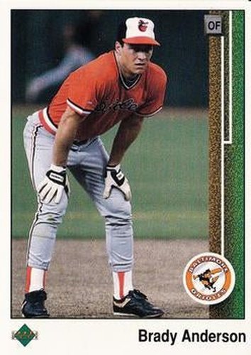#408 Brady Anderson - Baltimore Orioles - 1989 Upper Deck Baseball