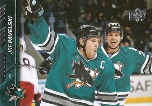 #408 Joe Pavelski - San Jose Sharks - 2015-16 Upper Deck Hockey