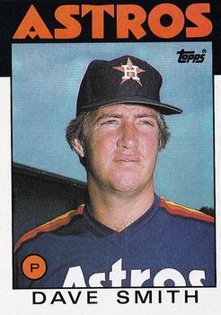 #408 Dave Smith - Houston Astros - 1986 Topps Baseball