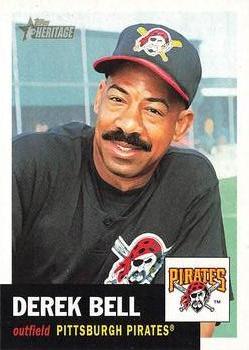 #408 Derek Bell - Pittsburgh Pirates - 2002 Topps Heritage Baseball