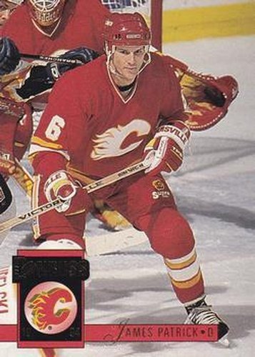#408 James Patrick - Calgary Flames - 1993-94 Donruss Hockey