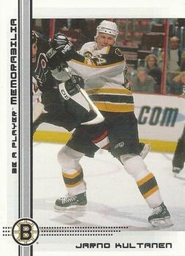 #408 Jarno Kultanen - Boston Bruins - 2000-01 Be a Player Memorabilia Hockey