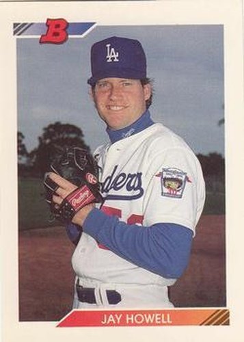 #408 Jay Howell - Los Angeles Dodgers - 1992 Bowman Baseball