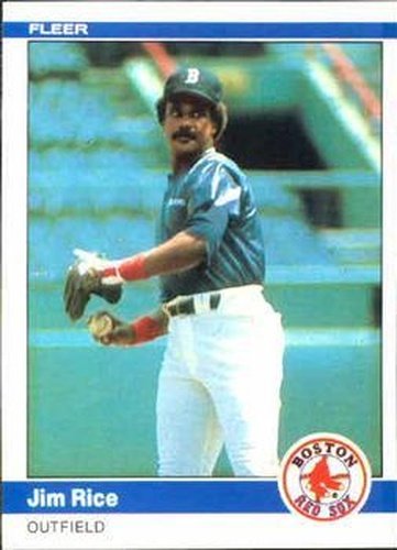 #408 Jim Rice - Boston Red Sox - 1984 Fleer Baseball