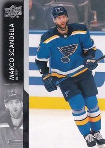 #408 Marco Scandella - St. Louis Blues - 2021-22 Upper Deck Hockey