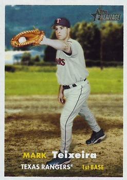 #408 Mark Teixeira - Texas Rangers - 2006 Topps Heritage Baseball