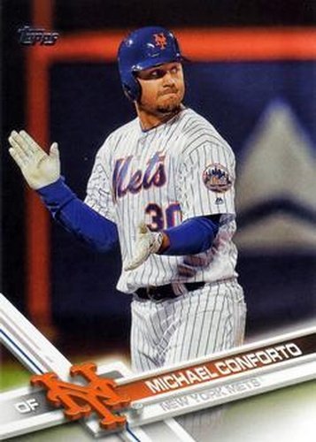 #408 Michael Conforto - New York Mets - 2017 Topps Baseball