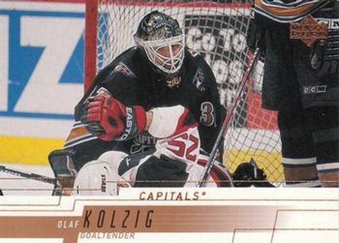 #408 Olaf Kolzig - Washington Capitals - 2000-01 Upper Deck Hockey