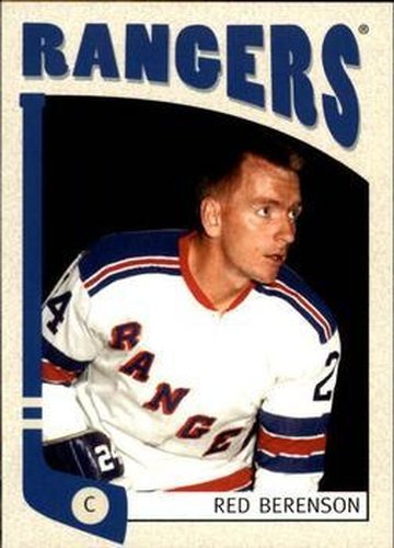 #408 Red Berenson - New York Rangers - 2004-05 In The Game Franchises US East Hockey