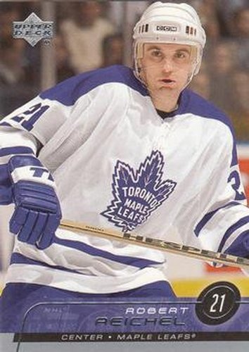 #408 Robert Reichel - Toronto Maple Leafs - 2002-03 Upper Deck Hockey