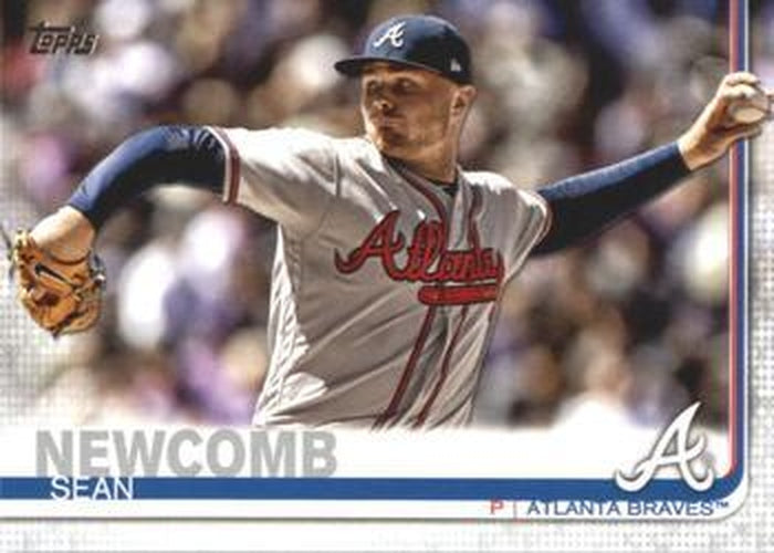 #408 Sean Newcomb - Atlanta Braves - 2019 Topps Baseball
