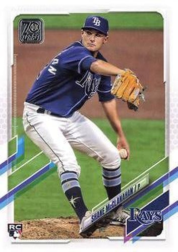 #408 Shane McClanahan - Tampa Bay Rays - 2021 Topps Baseball