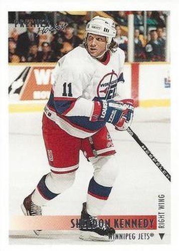 #408 Sheldon Kennedy - Winnipeg Jets - 1994-95 Topps Premier Hockey