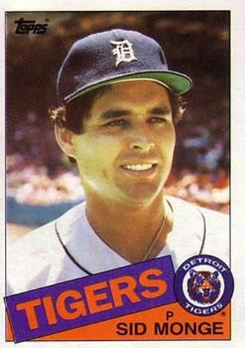 #408 Sid Monge - Detroit Tigers - 1985 Topps Baseball