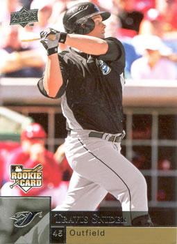 #408 Travis Snider - Toronto Blue Jays - 2009 Upper Deck Baseball