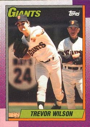 #408 Trevor Wilson - San Francisco Giants - 1990 O-Pee-Chee Baseball