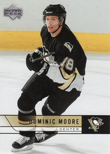 #408 Dominic Moore - Pittsburgh Penguins - 2006-07 Upper Deck Hockey